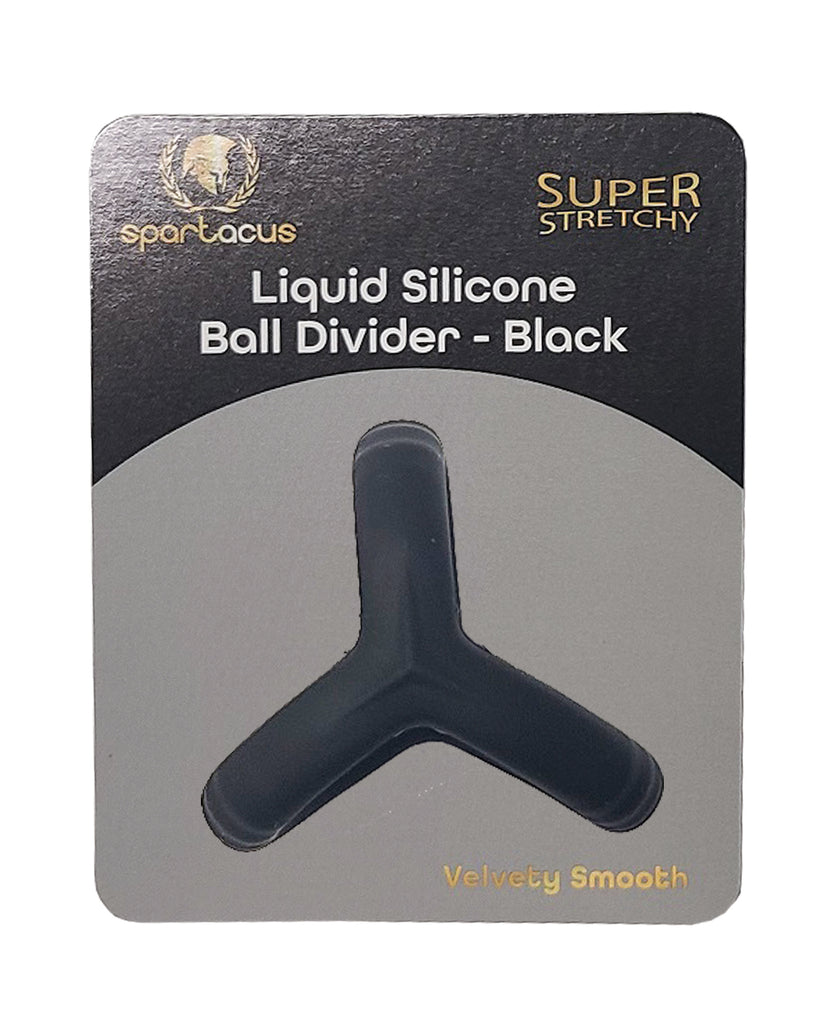 Spartacus Liquid Silicone Ball Divider - Black