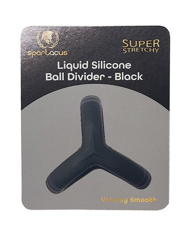 Spartacus Liquid Silicone Ball Divider - Black