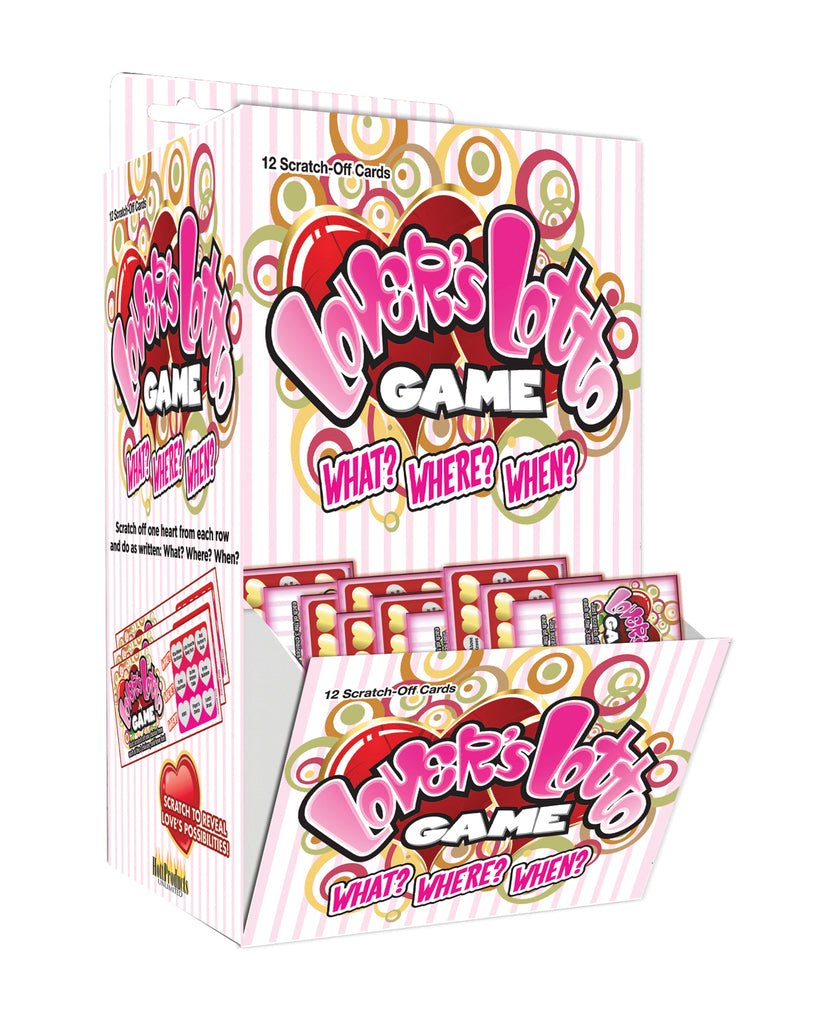 Lovers Lotto Game Scratch & Play Sex Game Display - Display of 144 pcs