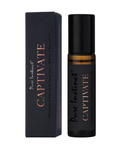 Pure Instinct Mens Collection Pheromone Perfume Oil - 10.2 ml Captivate