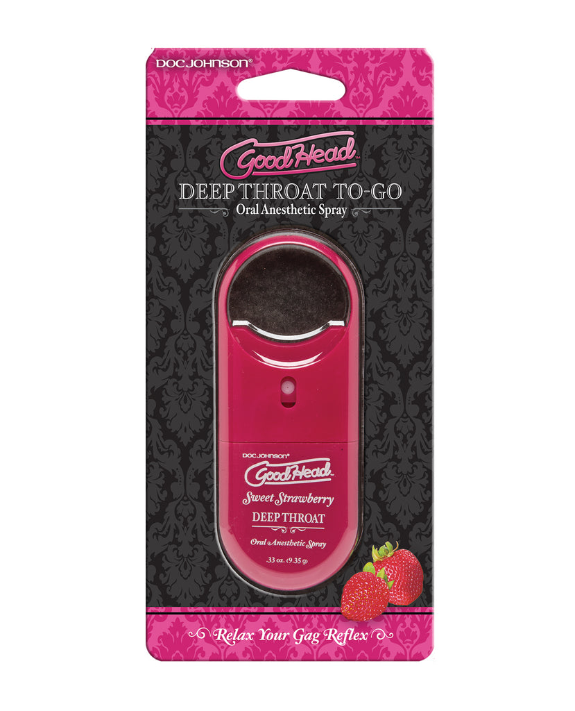 GoodHead Deep Throat Spray To-Go - Strawberry