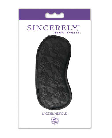 Sincerely Lace Blindfold - Black