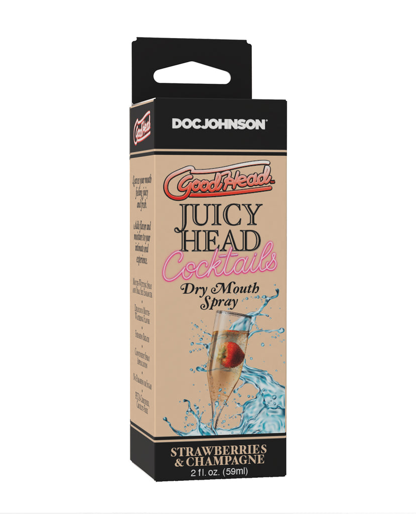 GoodHead Juicy Head Cocktails Dry Mouth Spray - Strawberries & Champagne