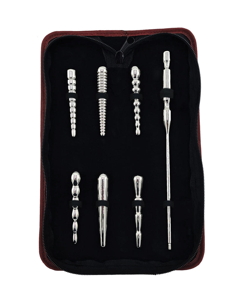 Rouge Stainless Steel Penis Plug Set of 6 - Silver