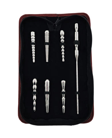 Rouge Stainless Steel Penis Plug Set of 6 - Silver