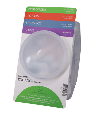 NO ETA Intimate Enhancements Enhance Pleasure Display - .35 oz Tube Bowl of 100