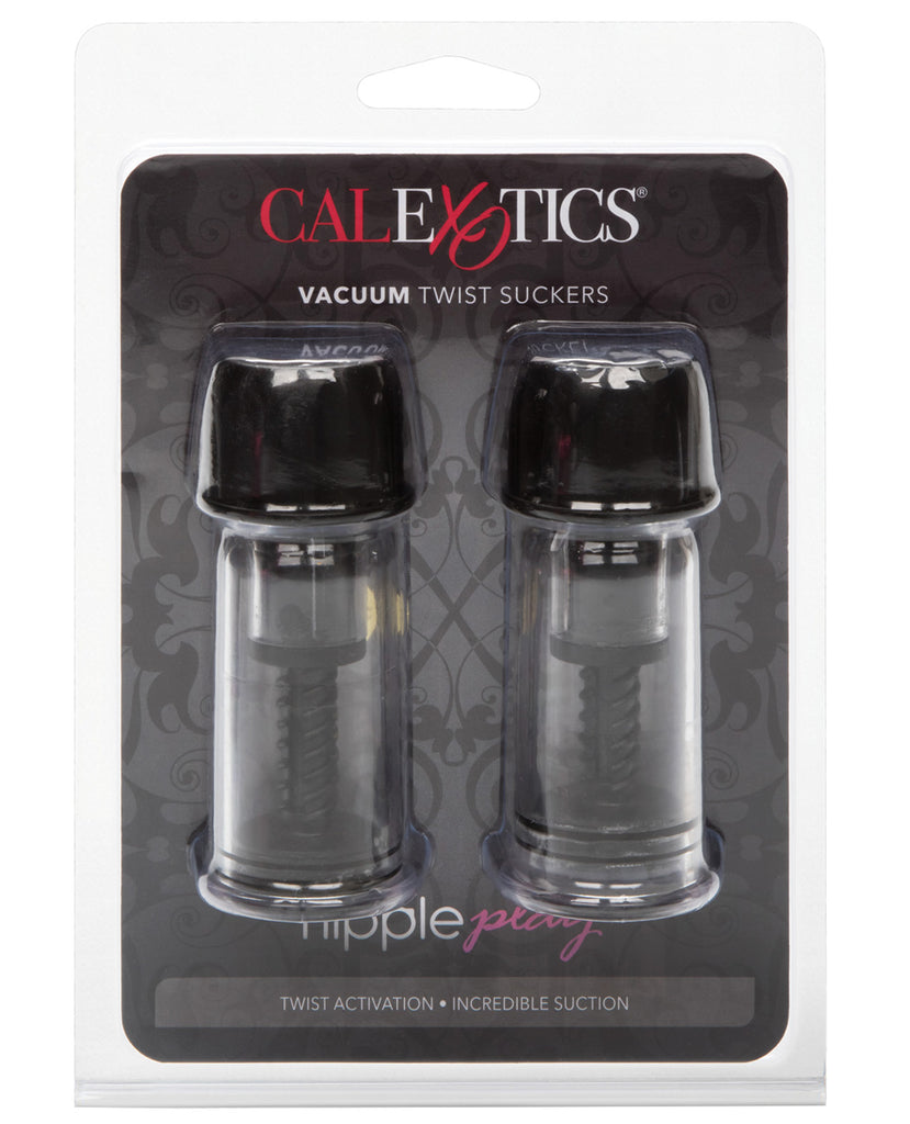 Nipple Play Vacuum Twist Suckers - Black