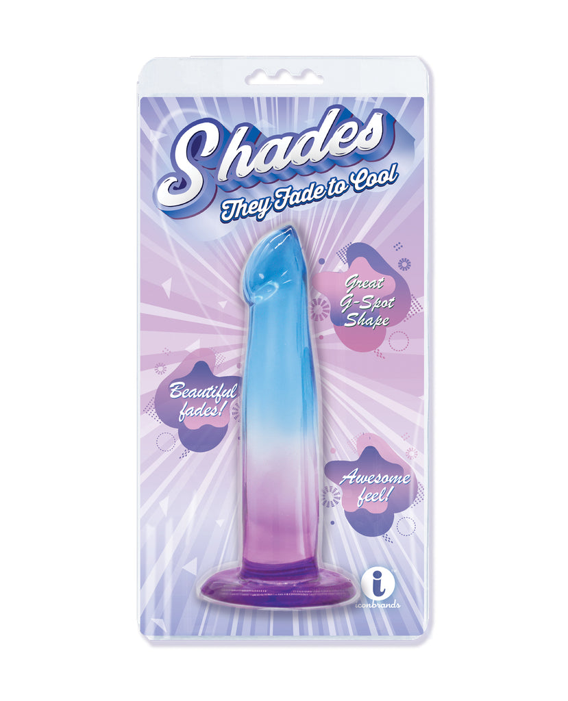 Shades Jelly TPR Gradient Dong Small - Blue/Purple