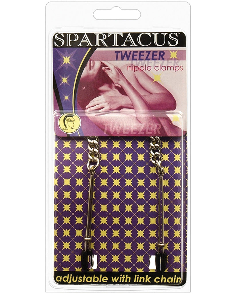 Spartacus Adjustable Tweezer Clamps w/Link Chain