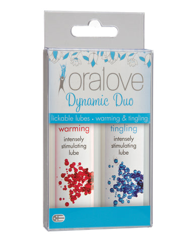 Oralove Delicious Duo Flavored Lube - Warming & Tingling