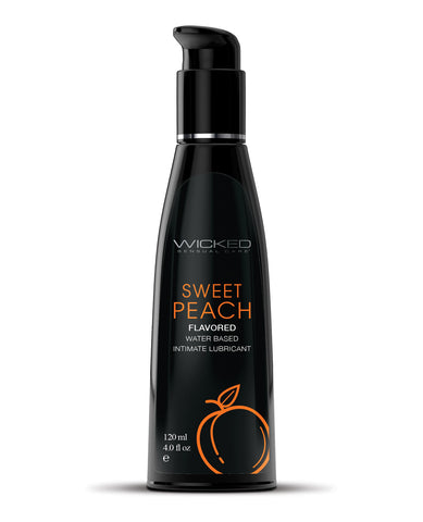 Wicked Sensual Care Waterbased Lubricant - 4 oz Sweet Peach