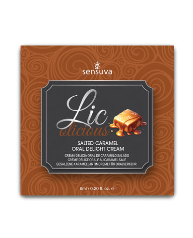 Lic O Licious Oral Delight Cream - 6 ml Packet Salted Caramel