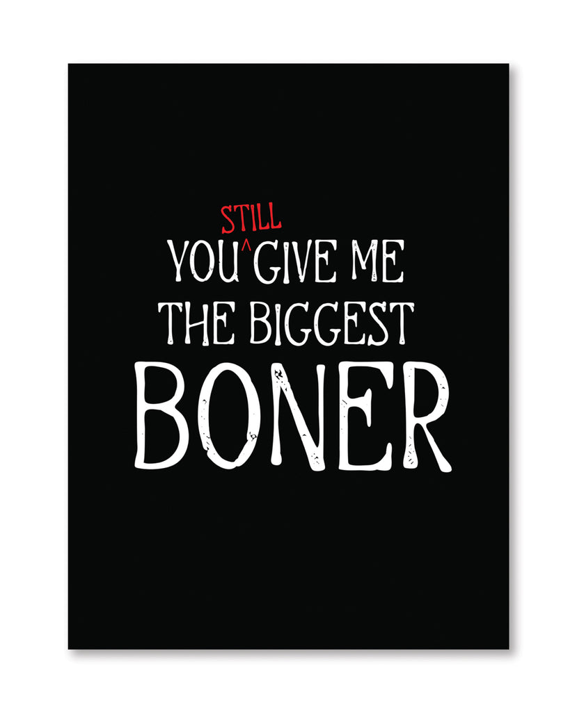 Biggest Boner Greeting Card