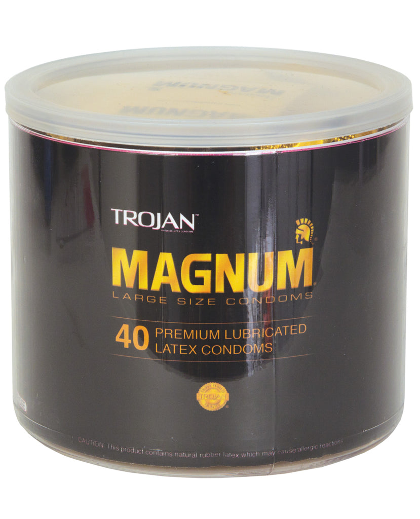 Trojan Magnum Condoms - Bowl of 40