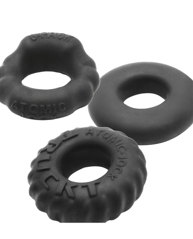 Oxballs Bonemaker Boner Cock Ring Kit Pack of 3 - Special Edition Night