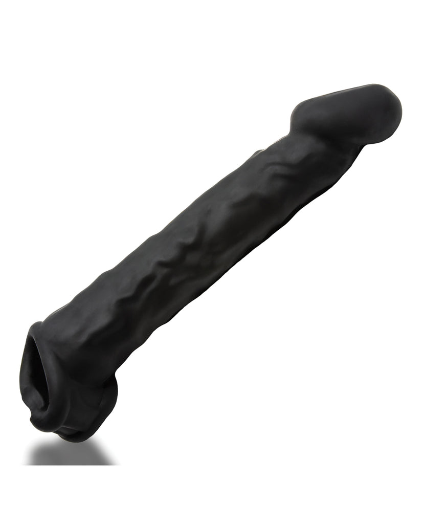 Oxballs Muscle Ripped Inner Ribbed Velvet-Smooth Cocksheath - Special Edition Black