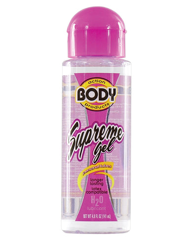 Body Action Supreme Water Based Gel - 4.8 oz Bottle