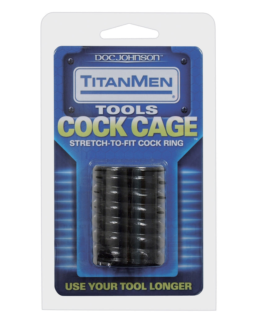 Titanmen Tools Cock Cage - Black