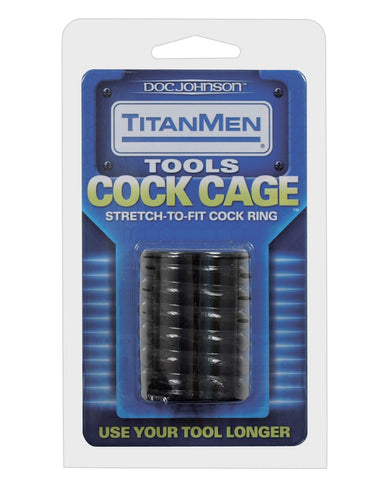 Titanmen Tools Cock Cage - Black