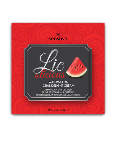 Lic O Licious Oral Delight Cream - 6 ml Packet Watermelon
