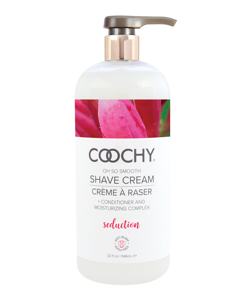 COOCHY Shave Cream - 32 oz  Seduction  Honeysuckle/Citrus