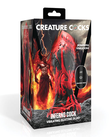 Creature Cocks - Inferno Cock Vibrating Silicone Dildo