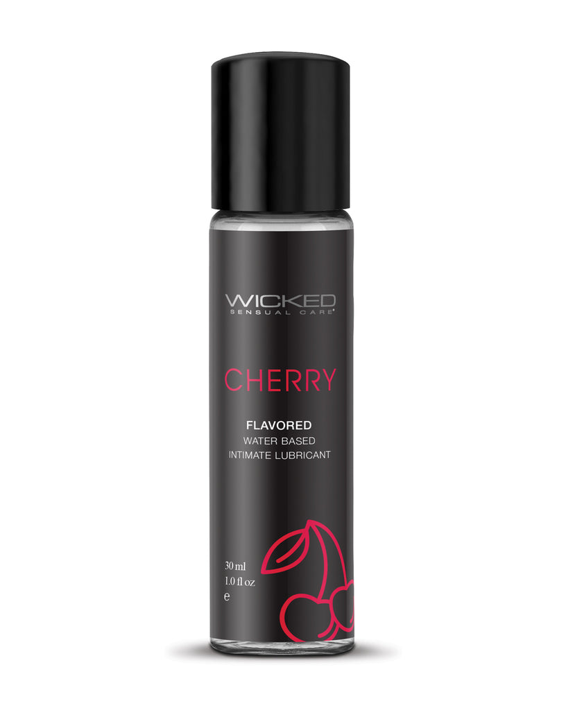 Wicked Sensual Care Aqua Water Based Lubricant - 1 oz Cherry