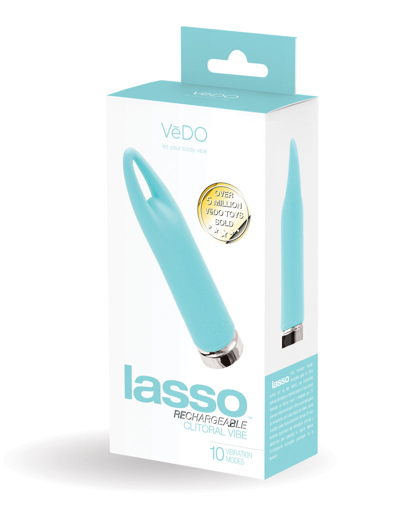 VeDO Lasso Rechargeable Bullet Vibe - Turquoise