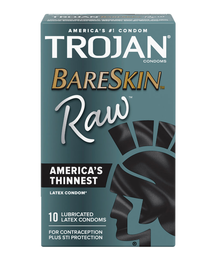 Trojan BareSkin Raw Condoms - Pack of 10