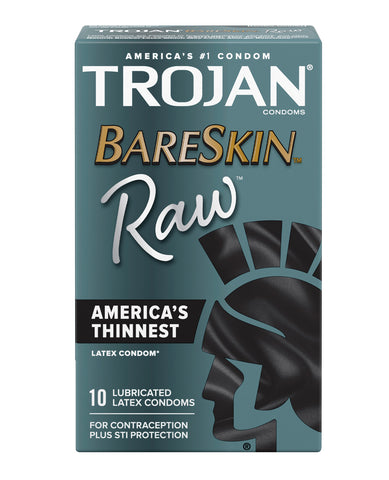 Trojan BareSkin Raw Condoms - Pack of 10