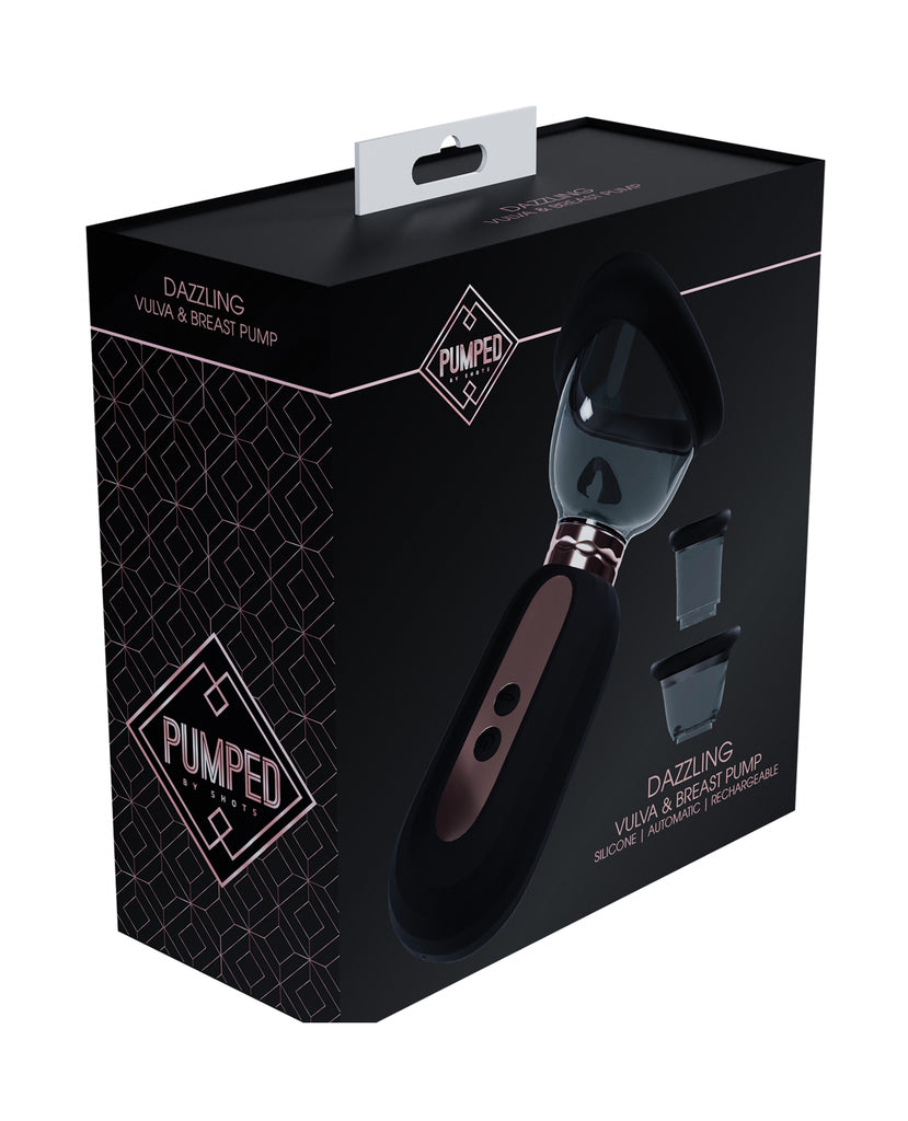 Shots Pumped  Dazzling Clitoral, Nipple & Breast Pump - Black