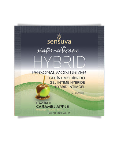 Sensuva Hybrid Personal Moisturizer Single Use Packet - 6 ml Caramel Apple