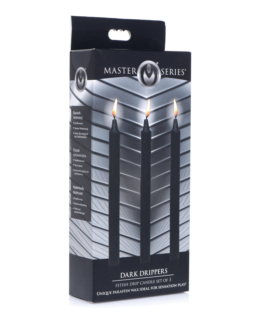 Master Series Fetish Drip Candles - Dark Drippers Set of 3