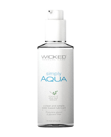 Wicked Sensual Care Simply Aqua Waterbased Lubricant - 2.3 oz