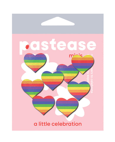 Pastease Mini Rainbow Heart - Pack of 8 O/S