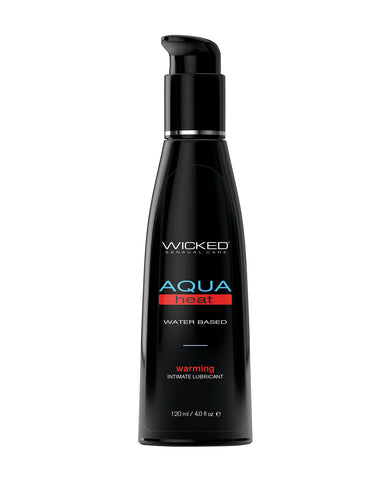 Wicked Sensual Care Aqua Heat  Warming Water Based Lubricant - 4 oz