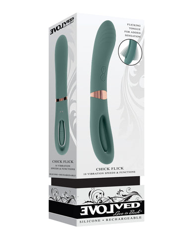 Evolved Chick Flick G-Spot Vibrator -  Teal