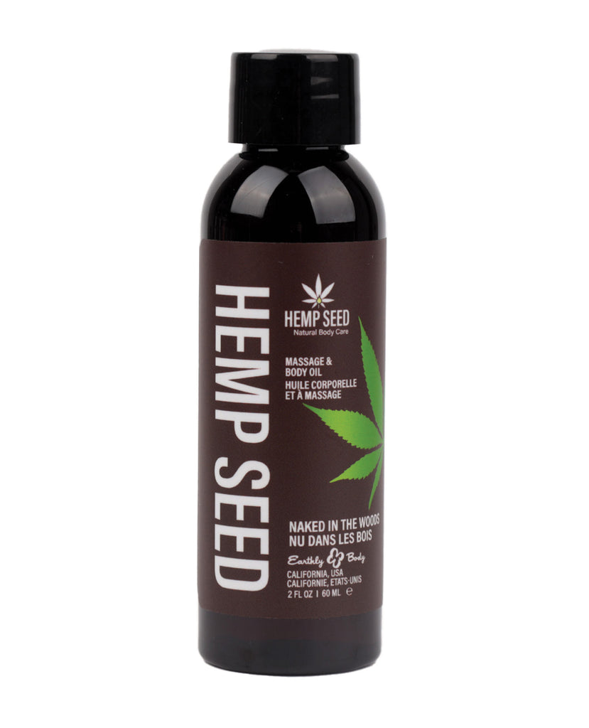 Earthly Body Massage & Body Oil - 2 oz Naked in the Woods