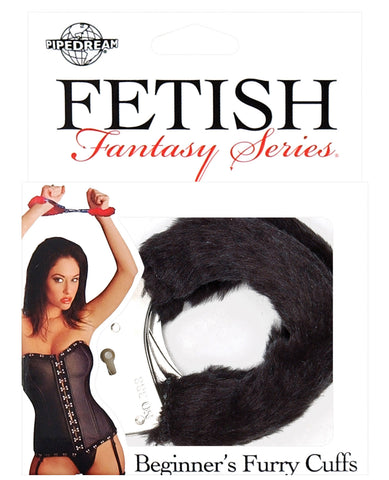 Fetish Fantasy Series Beginner's Furry Cuffs - Black