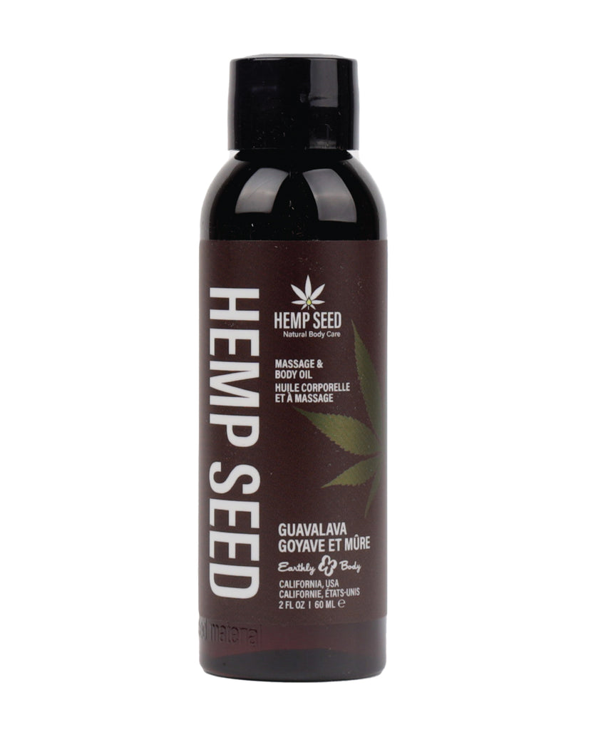 Earthly Body Massage & Body Oil - 2 oz Guavalava