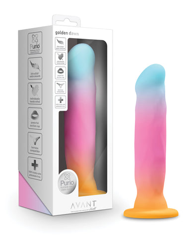Blush  Avant - Golden Dawn - Artisan Silicone Dildo