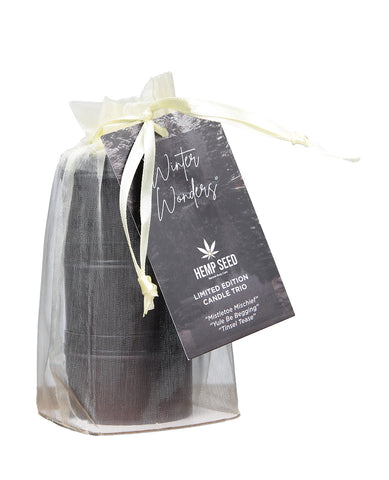 Earthly Body 2025 Holiday 3 in 1 Candle Trio Gift - 2 oz Asst. Scents