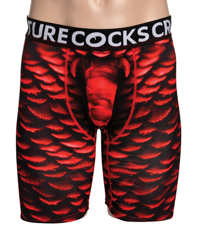 Creature Cocks - Creature Wear Horny Devil Demon Boxer Shorts - MD