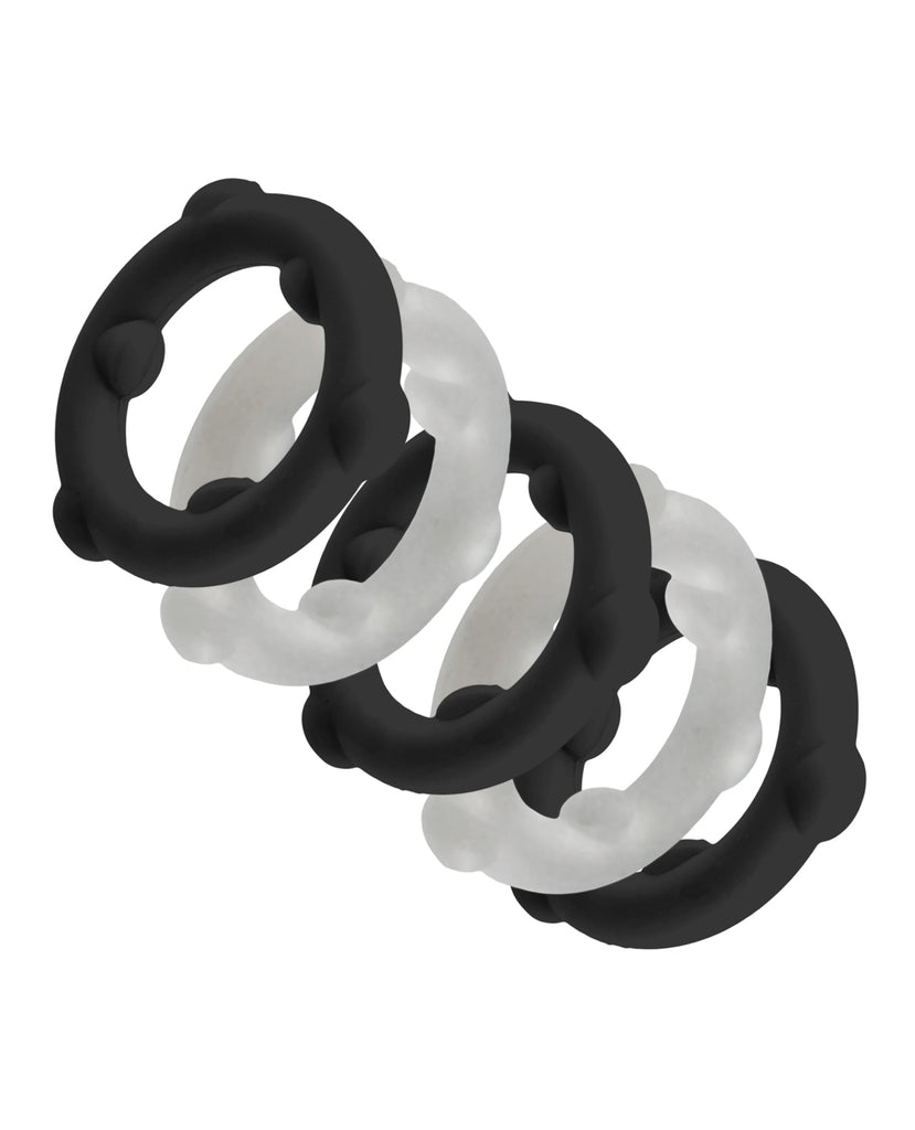 Oxballs Gearheads 5 Pack Spinner Rings - Black/Vapor