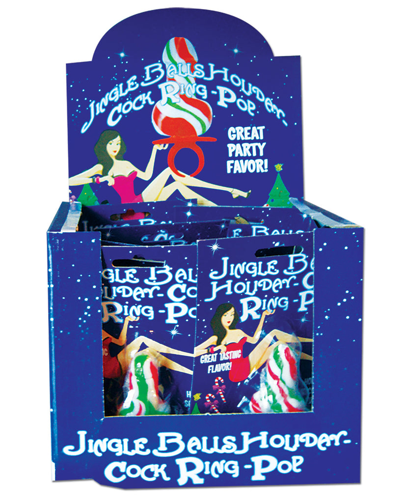 Jingle Balls Holiday Ring Pops - Display of 12