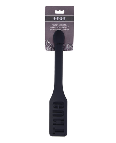 Edge CUNT Silicone Paddle - Black