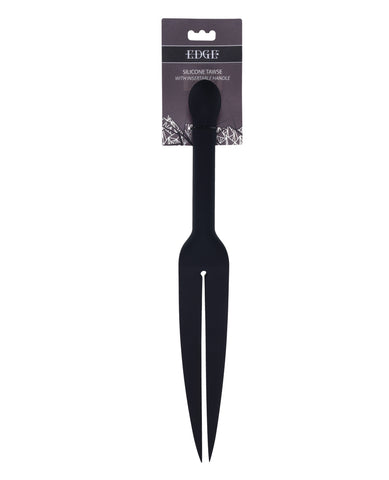 Edge Silicone Tawse - Black