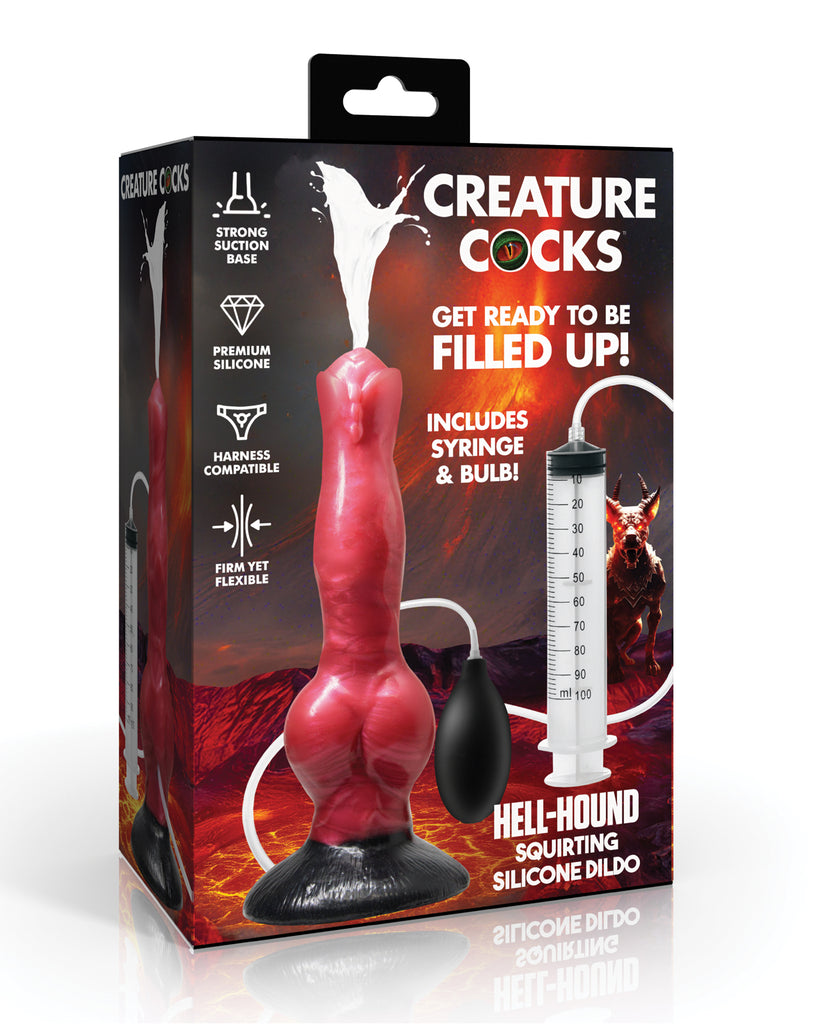 Creature Cocks Hell Hound Squirting Dildo