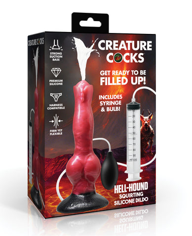 Creature Cocks Hell Hound Squirting Dildo