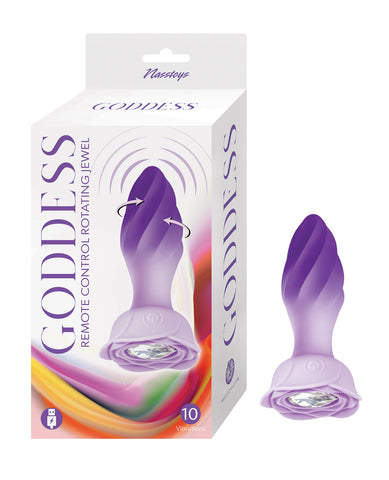 Nasstoys Goddess Remote Control Rotating Jewel - Purple